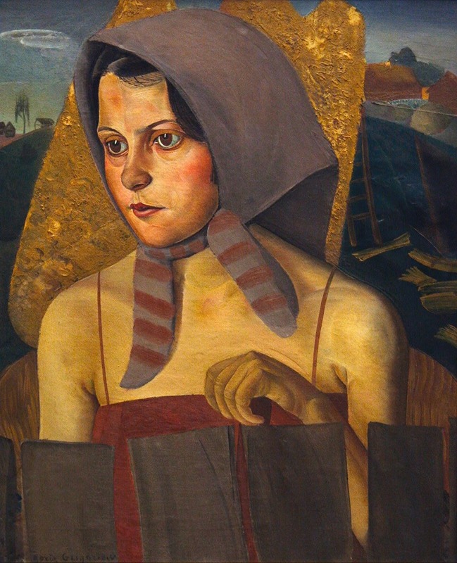 Boris Grigoriev - Russian Peasant Girl