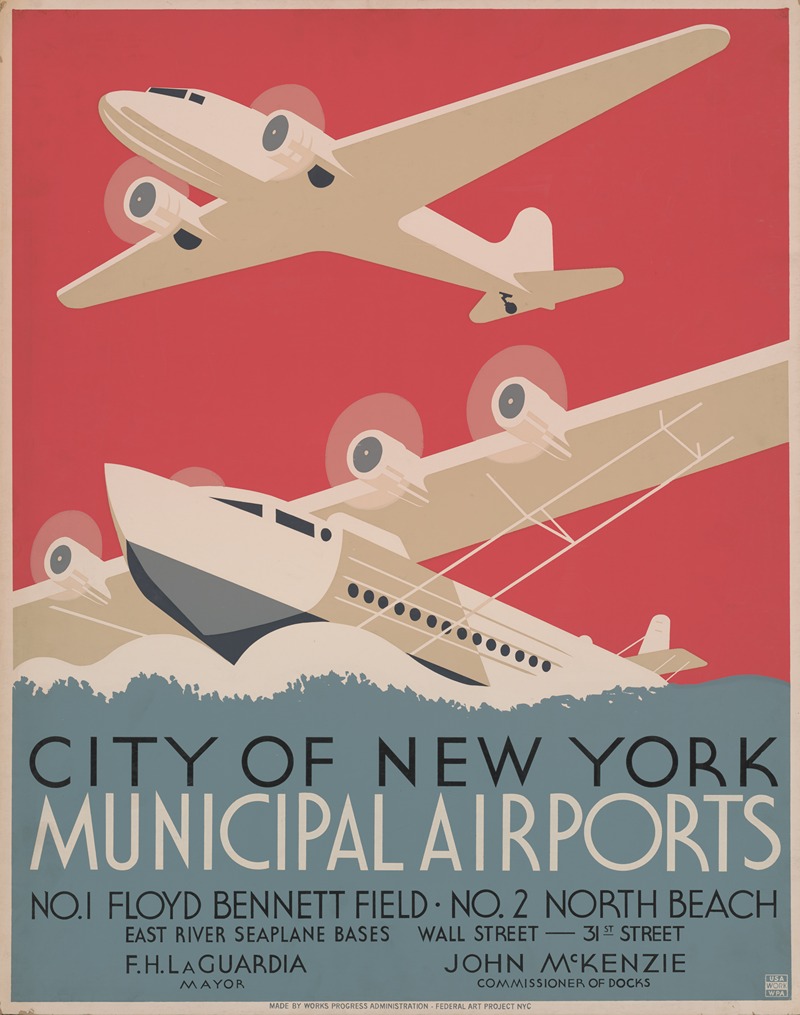 Anonymous - City of New York municipal airports No. 1 Floyd Bennett Field – No. 2 North Beach.