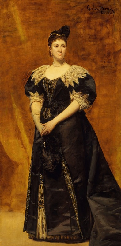 Carolus-Duran - Mrs. William Astor (Caroline Webster Schermerhorn, 1831–1908)