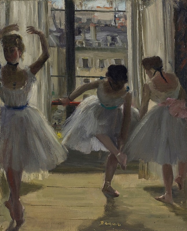 Edgar Degas - Danseuses dans une salle d’exercice (Trois Danseuses)