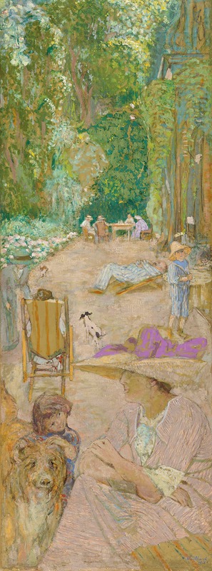 Édouard Vuillard - Aux Pavillons À Cricqueboeuf. Devant La Maison
