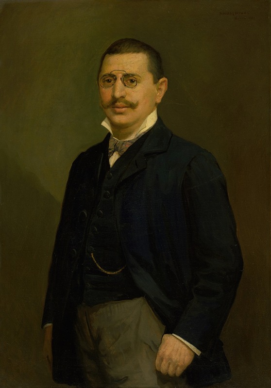 Elemír Halász-Hradil - Portrait of Pavel Halmi