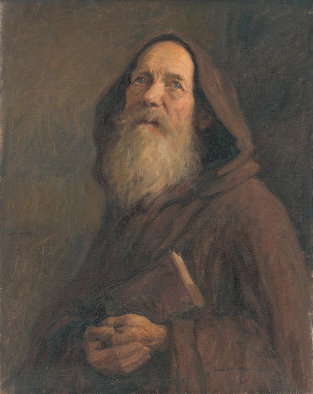 Elemír Halász-Hradil - Study of a Monk