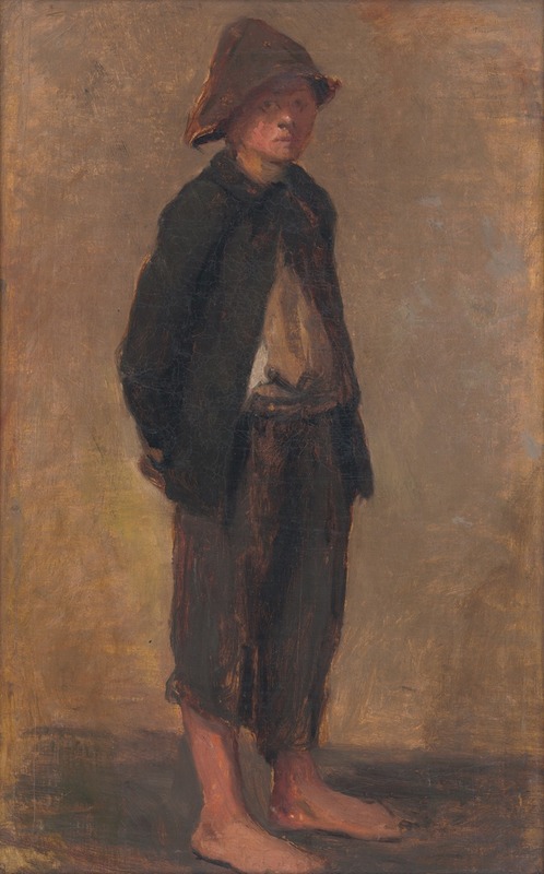 Elemír Halász-Hradil - Study of a Standing Boy