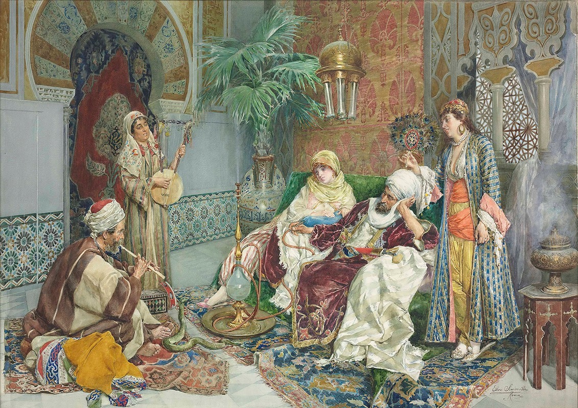 Ettore Simonetti - The snake charmer