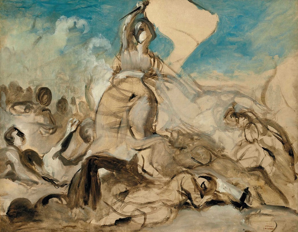 Eugène Delacroix - la liberté guidant le peuple