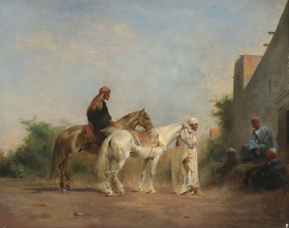Eugène Fromentin - Horse traders