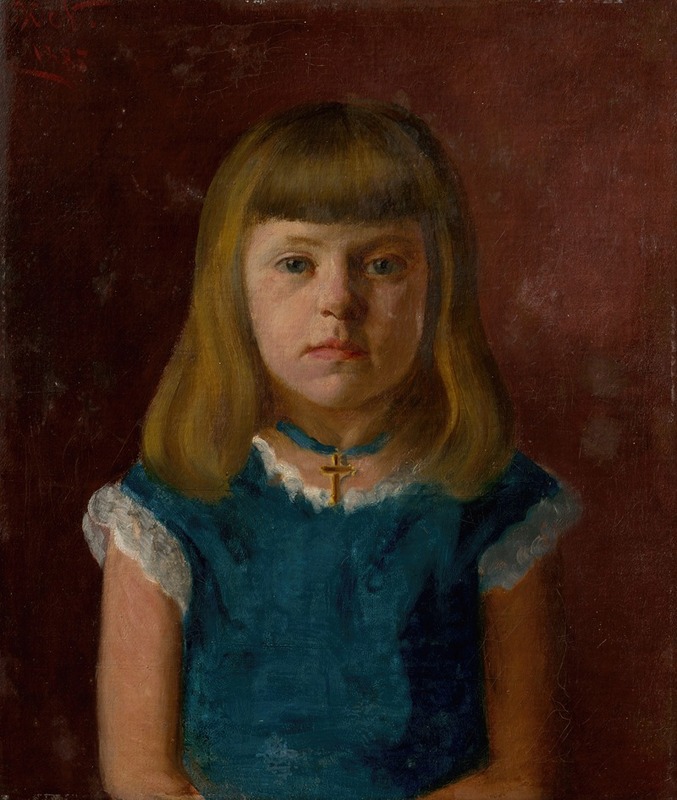 Ferdinand Katona - Portrait of a Girl