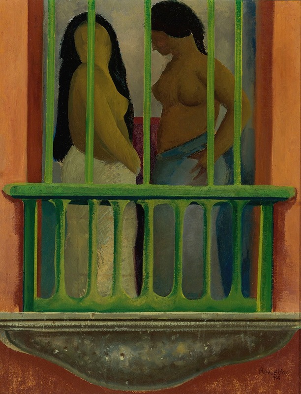 Fermín Revueltas - Mujeres En El Balcón