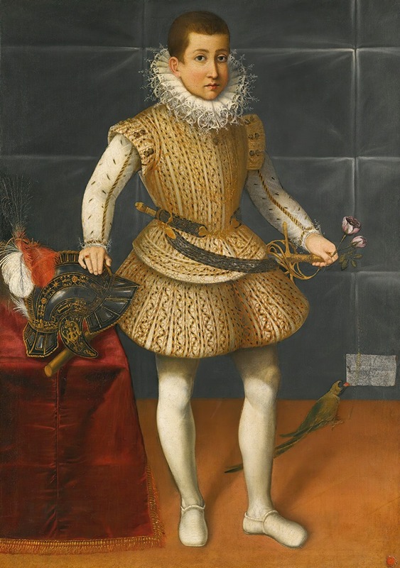 Follower of Scipione Pulzone - Portrait Of A Young Nobleman Of The Colonna Family