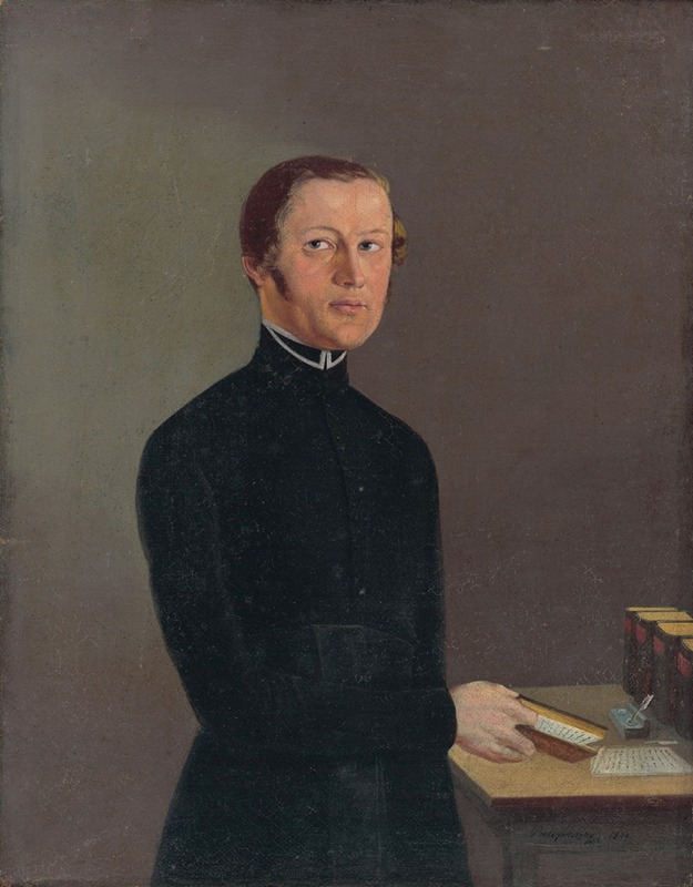 František Belopotocký - Portrait of a Priest