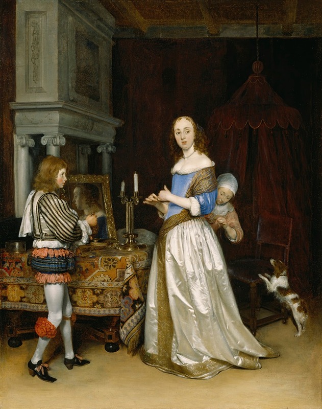 Gerard ter Borch - Lady at Her Toilette