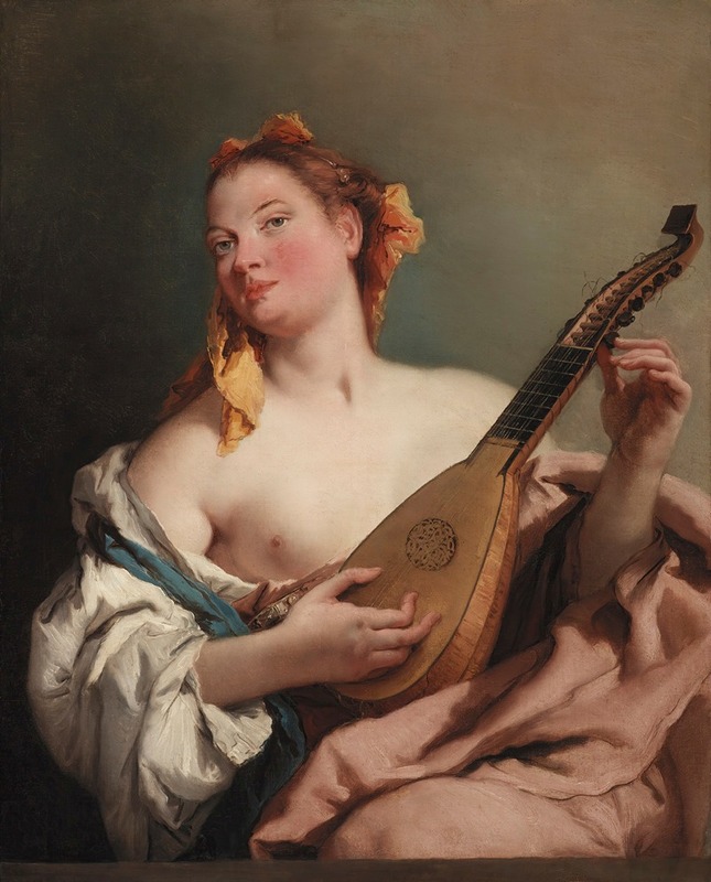 Giovanni Battista Tiepolo - Woman with a Mandolin