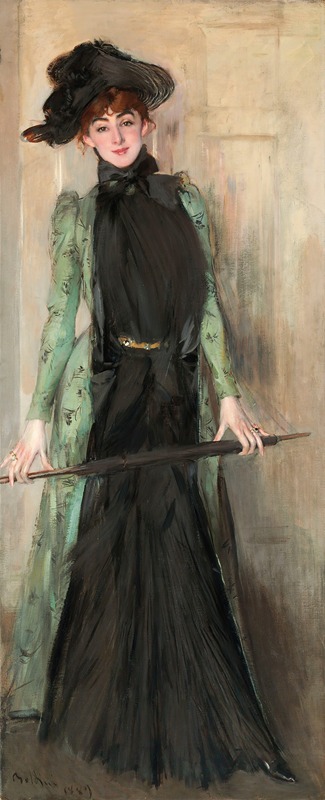 Giovanni Boldini - Portrait of Madame Roger-Jourdain
