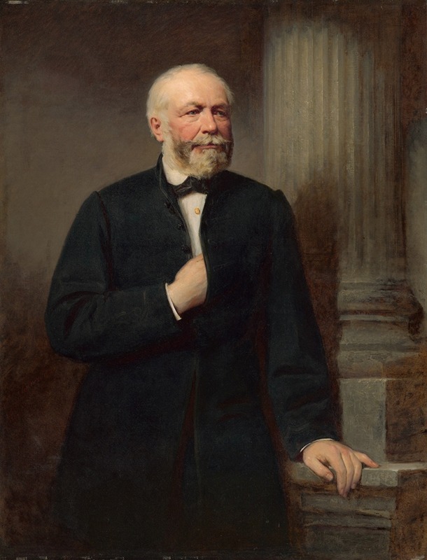 Gyula Benczúr - Portrait of Košice Banker Fiedler