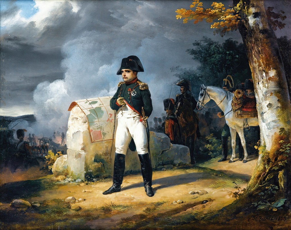Horace Vernet - Napoleon In Charleroi June 1815