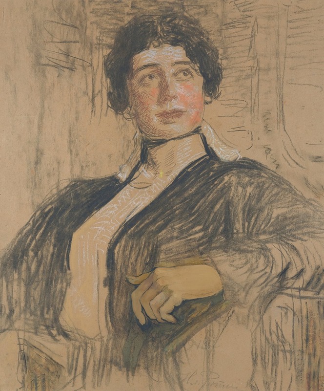 Ilya Efimovich Repin - Portrait Of Veronika Abegg-Werefkin