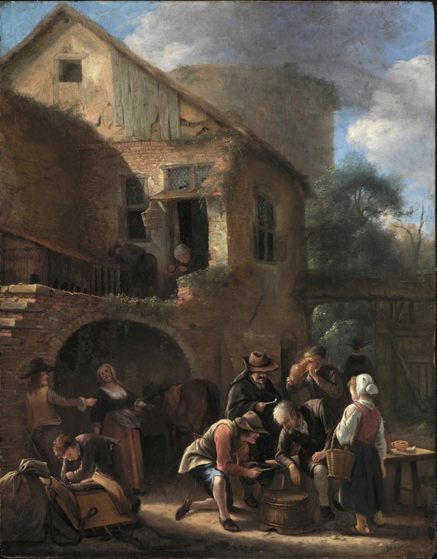 Jan Steen - A Party of Peasants