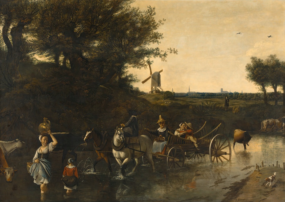 Jan Siberechts - Crossing the Ford
