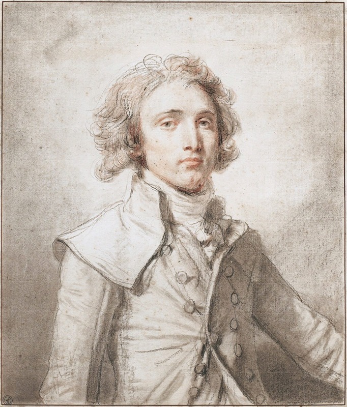 Jean-Baptiste Greuze - Portrait Of A Young Gentleman