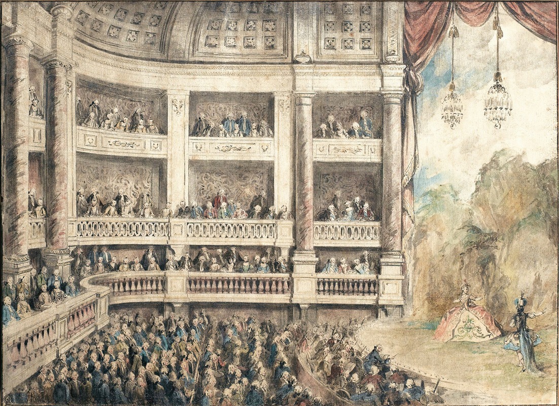 Jean-Michel Moreau - An Opera Performance