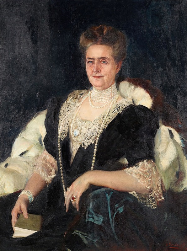 Joaquín Sorolla - Portrait of Frances Tracy Morgan