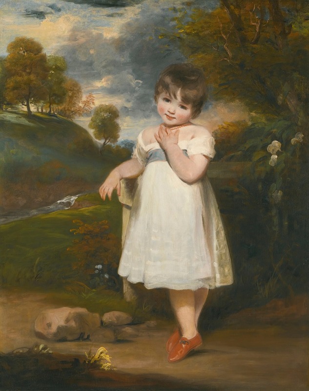 John Hoppner - Portrait Of Emma Laura Whitbread, Later Lady Eversley (1798-1857), When A Child