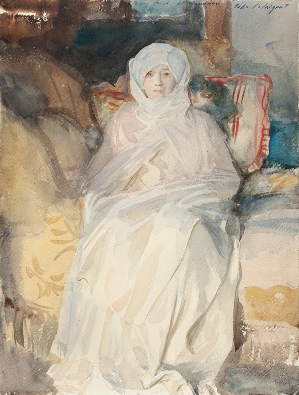 John Singer Sargent - Mrs. Gardner in White