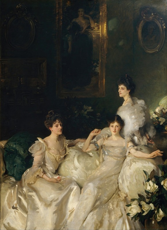 John Singer Sargent - The Wyndham Sisters; Lady Elcho, Mrs. Adeane, and Mrs. Tennant
