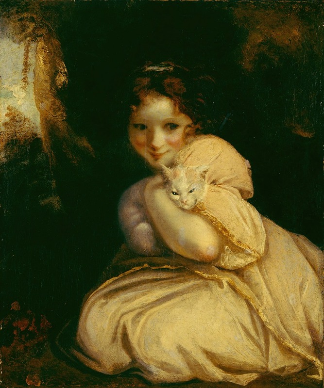 Sir Joshua Reynolds - Felina with a Kitten