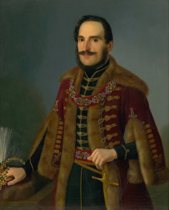 Jozef Božetech Klemens - Portrait of Antal Roch