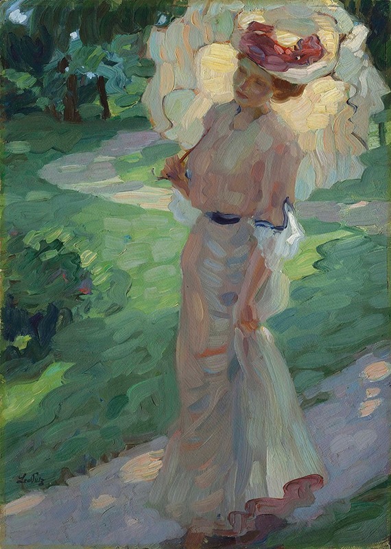 Leo Putz - A summer day in the Park