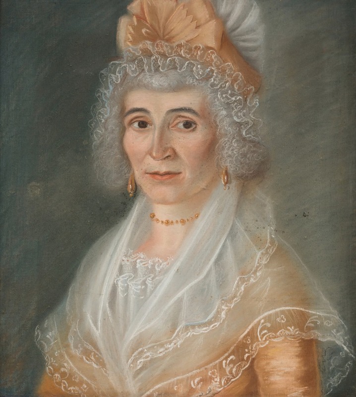 Louis Dulongpre - Marguerite Viger, Wife of Pierre Berthelet