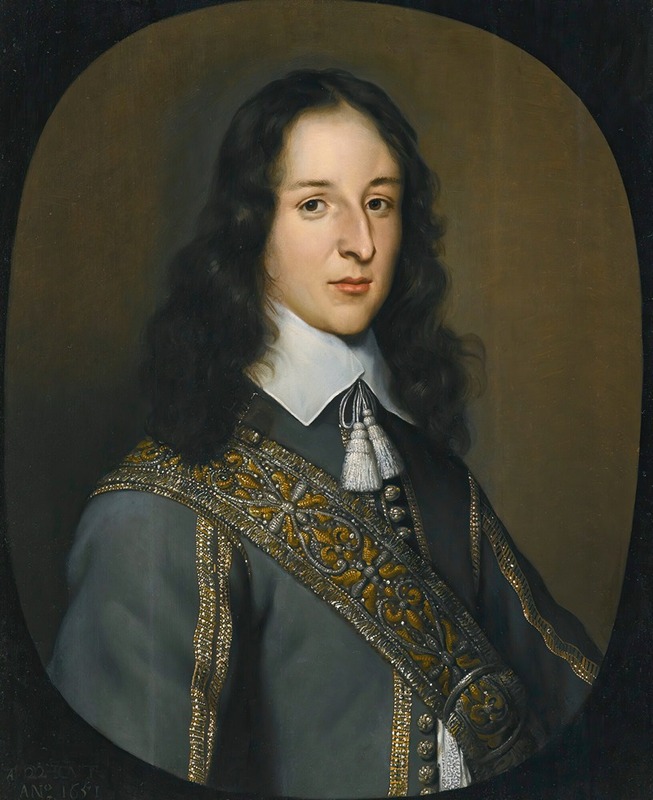 M.D. Hout - Portrait Of Thomas Belasyse, Aged 24, Later 1st Earl Fauconberg (1627-1700)