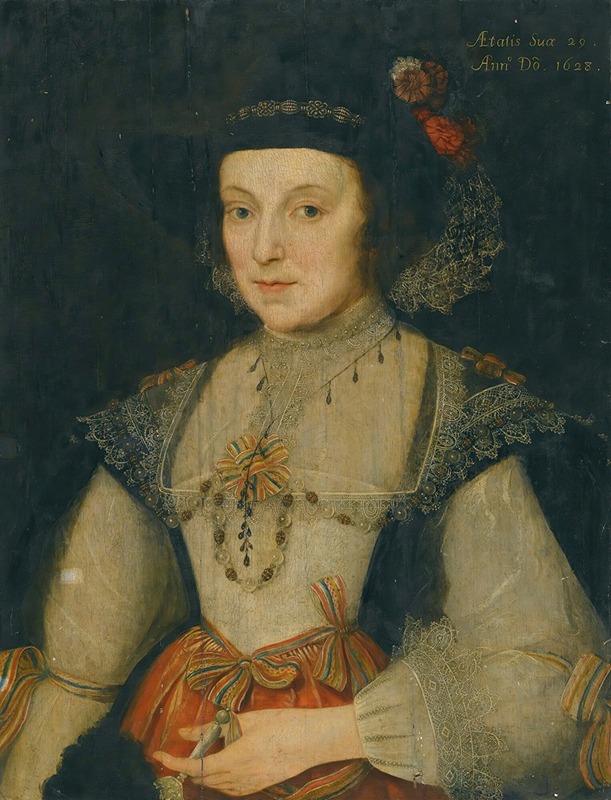Marcus Gheeraerts the Younger - Portrait Of A Lady, Said To Be Lady Holderness