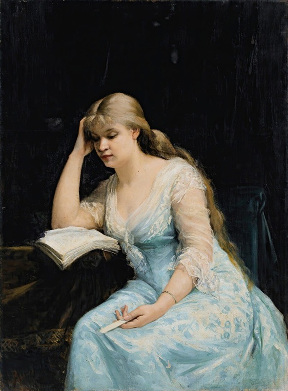 Marie Bashkirtseff - Portrait Of A Young Woman Reading