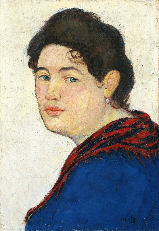 Max Buri - Portrait Of A Young Peasant Woman