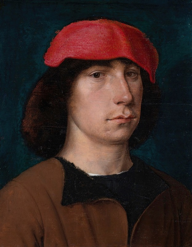 Michel Sittow - A Young Man In A Red Cap