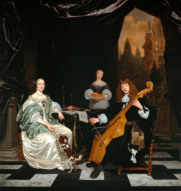 Michiel Van Musscher - The Sinfonia (Family Portrait)