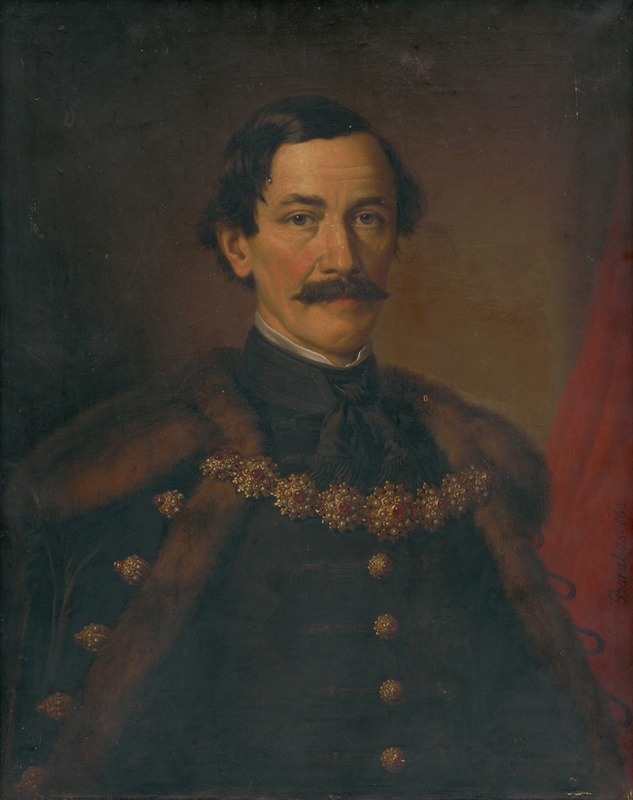 Miklós Barabás - Portrait of Count Teleki Miklós Barabás