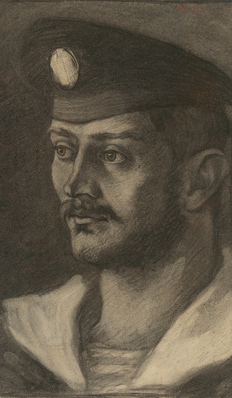 Milan Thomka Mitrovský - Portrait Head Study of a Sailor