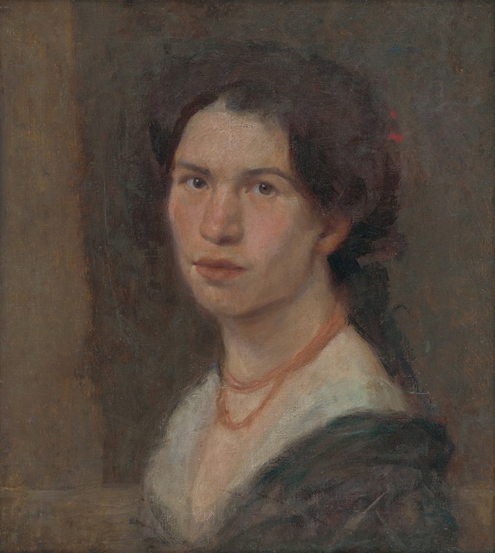 Milan Thomka Mitrovský - Portrait of the Artist Jonášová