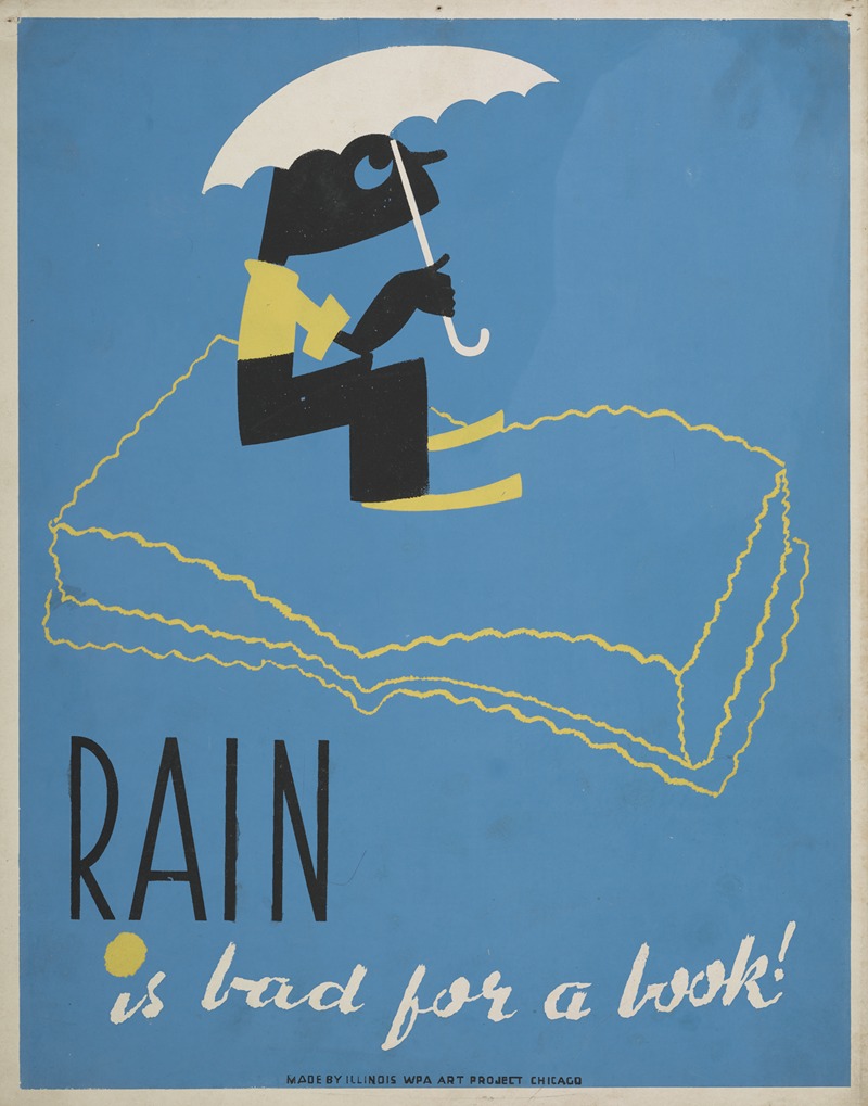 Arlington Gregg - Rain is bad for a book!