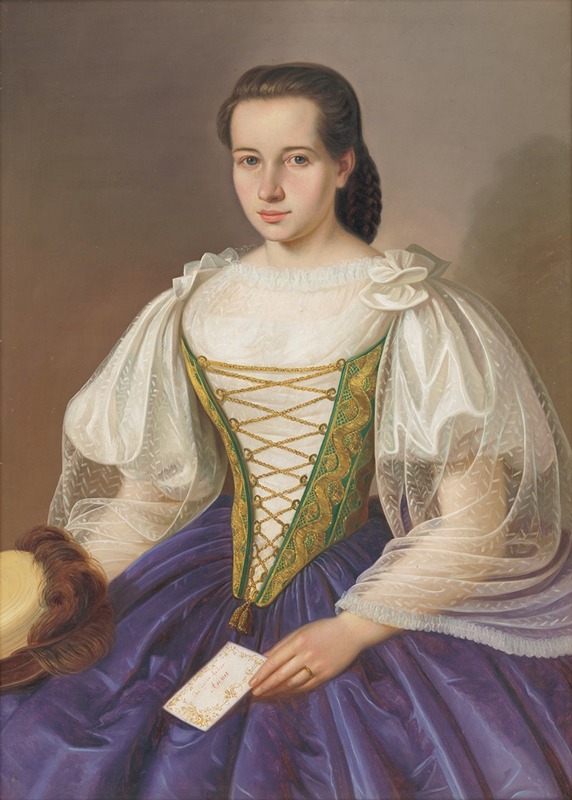 Peter Michal Bohúň - Portrait of Anna Šefránková
