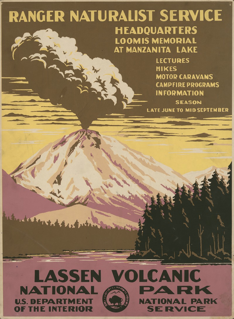 Chester Don Powell - Lassen Volcanic National Park, Ranger Naturalist Service