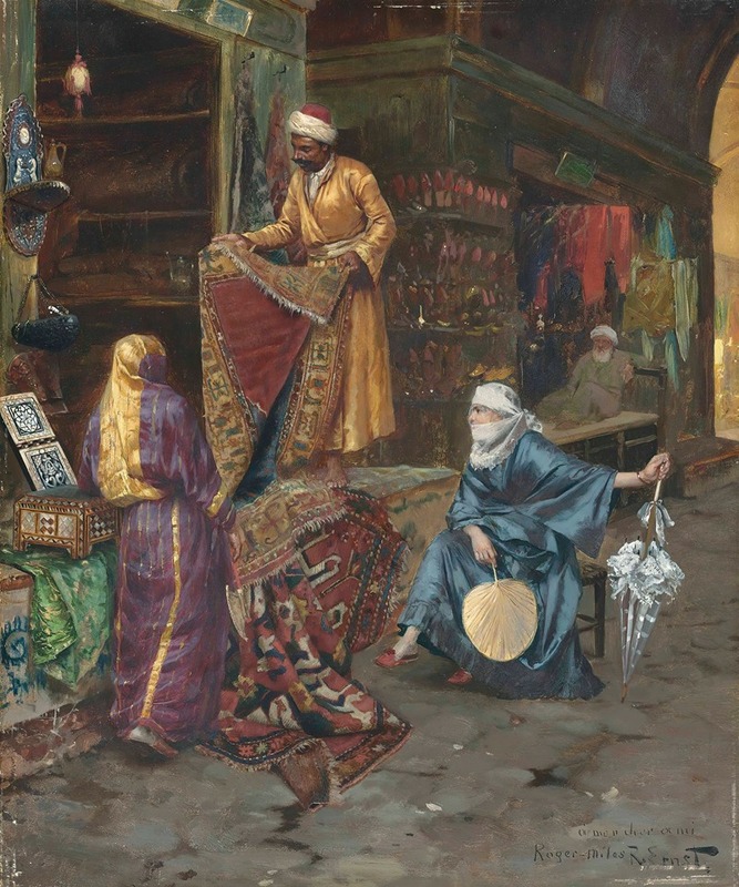 Rudolf Ernst - The Carpet Seller