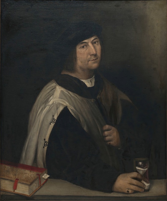 Sebastiano del Piombo - Prelate With An Hourglass