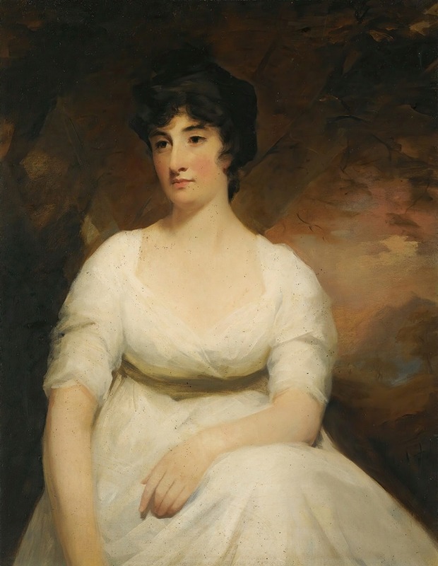Sir Henry Raeburn - Portrait Of Katherine Hamilton, Lady Suttie Of Balgone (D. 1817)