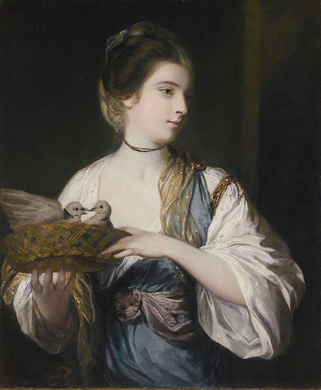 Sir Joshua Reynolds - Nancy Reynolds With Doves