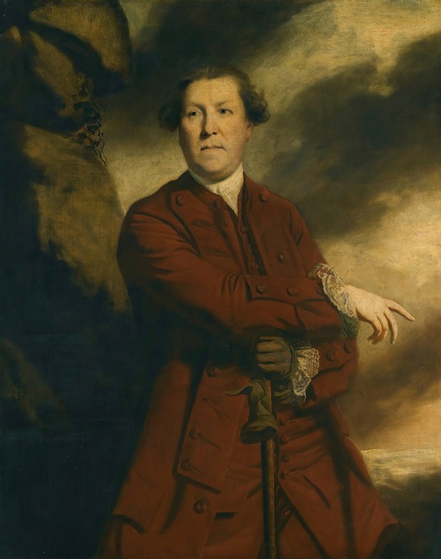 Sir Joshua Reynolds - Portrait Of Captain Robert Haldane, Of Gleneagles (1705-1767)